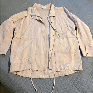 Light jacket. Beigy color.